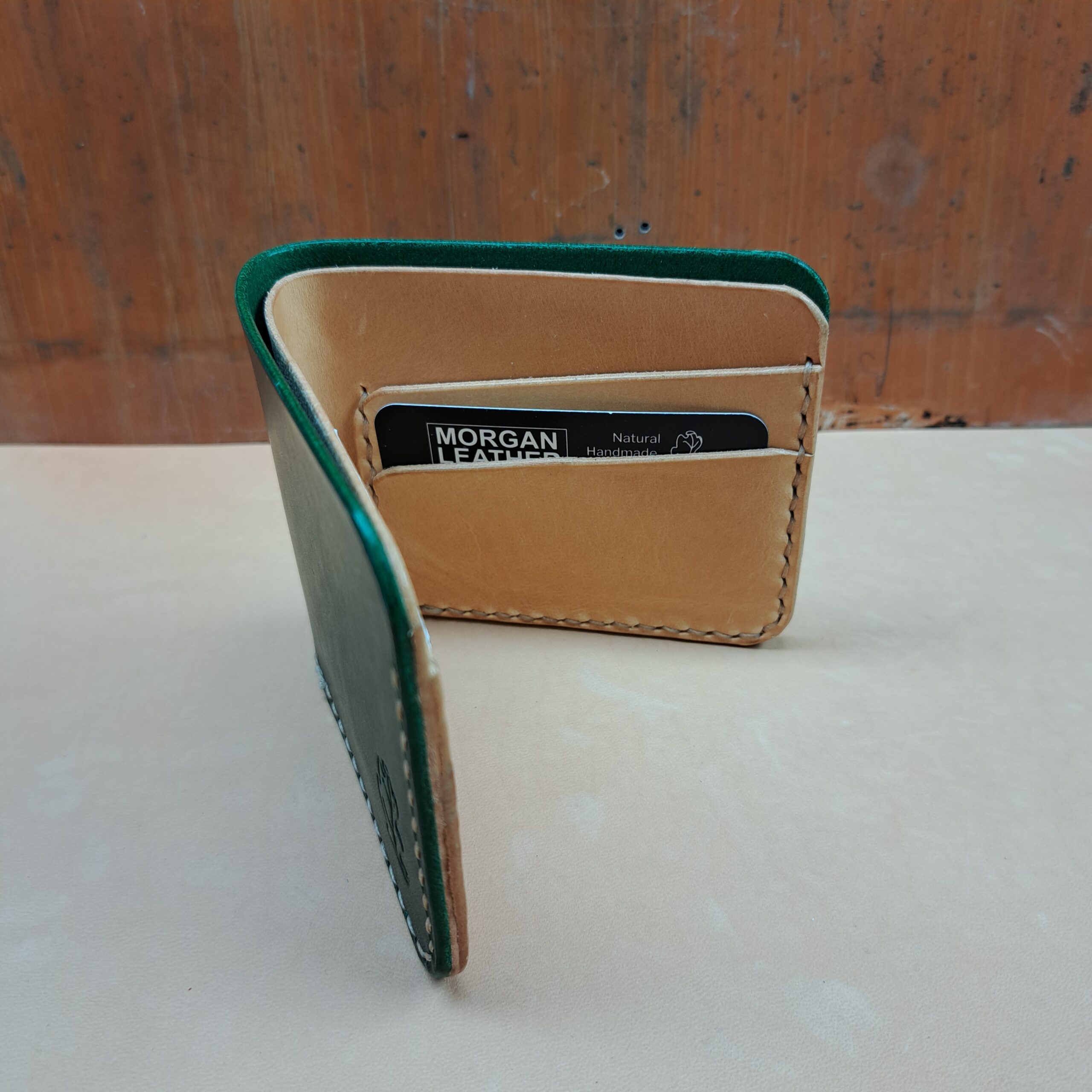 Green Bifold Wallet - READY TO POST - Image 3
