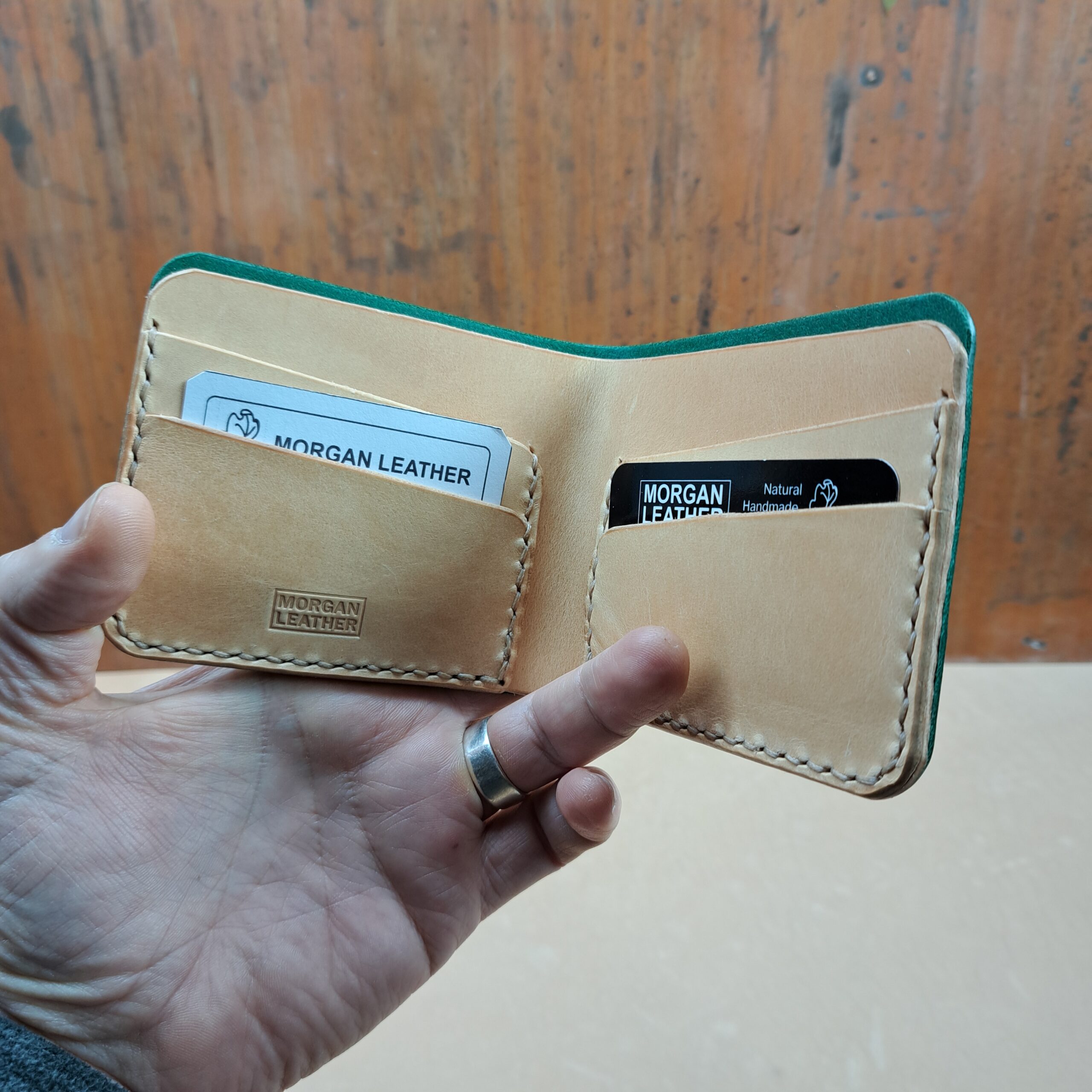 Green Bifold Wallet - READY TO POST - Image 8