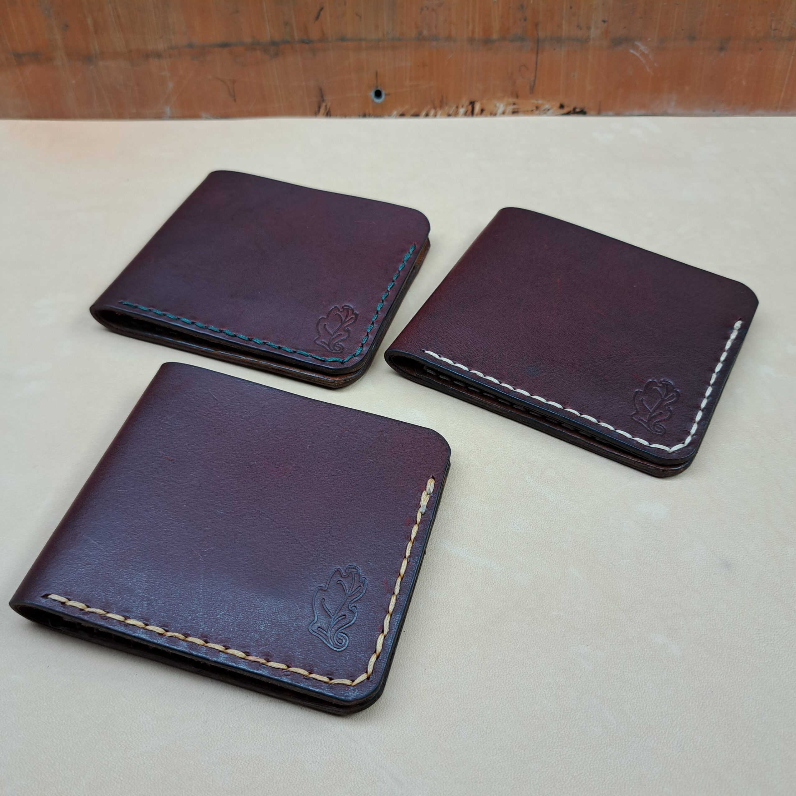 Dark Red Bifold Wallets - READY TO POST