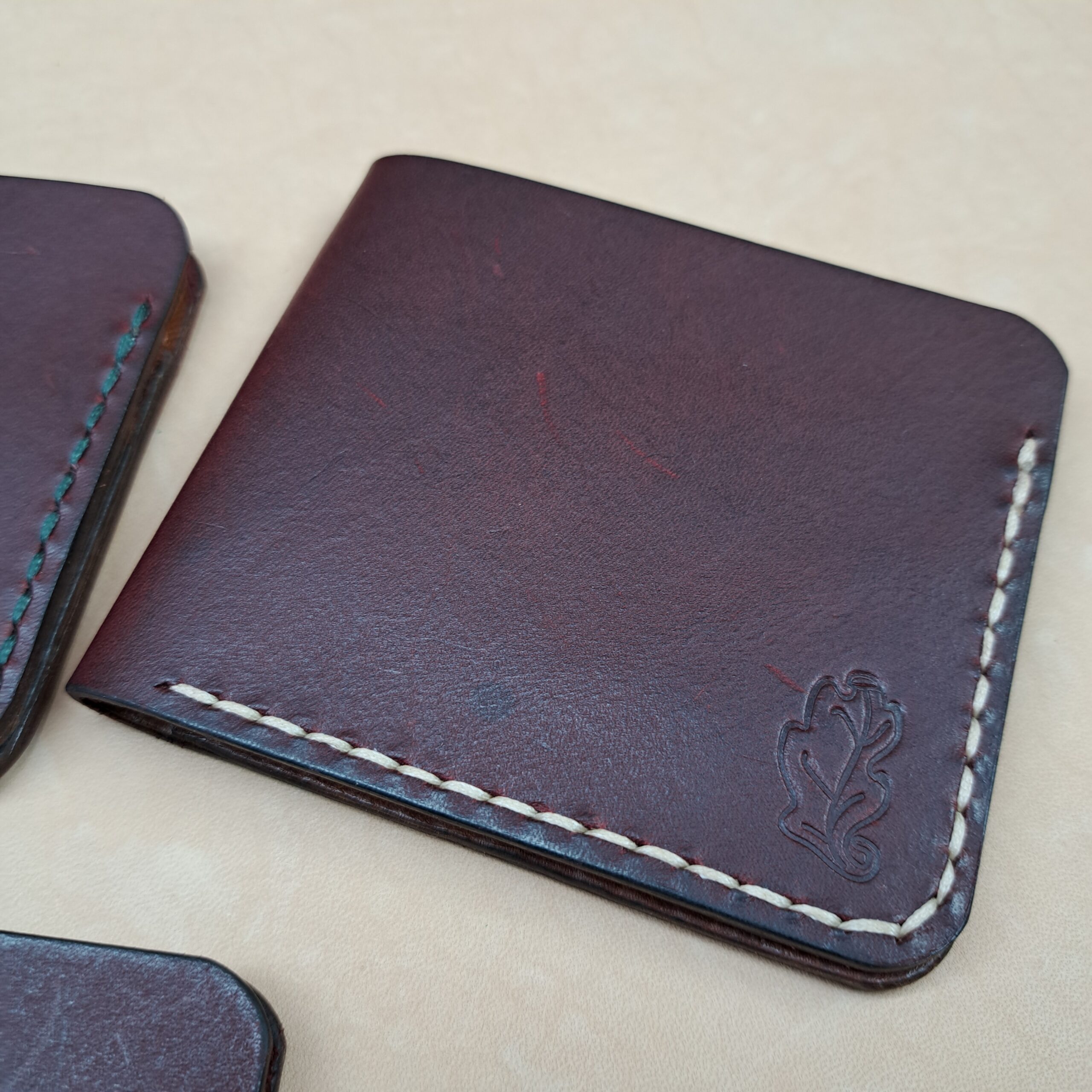 Dark Red Bifold Wallets - READY TO POST - Image 3