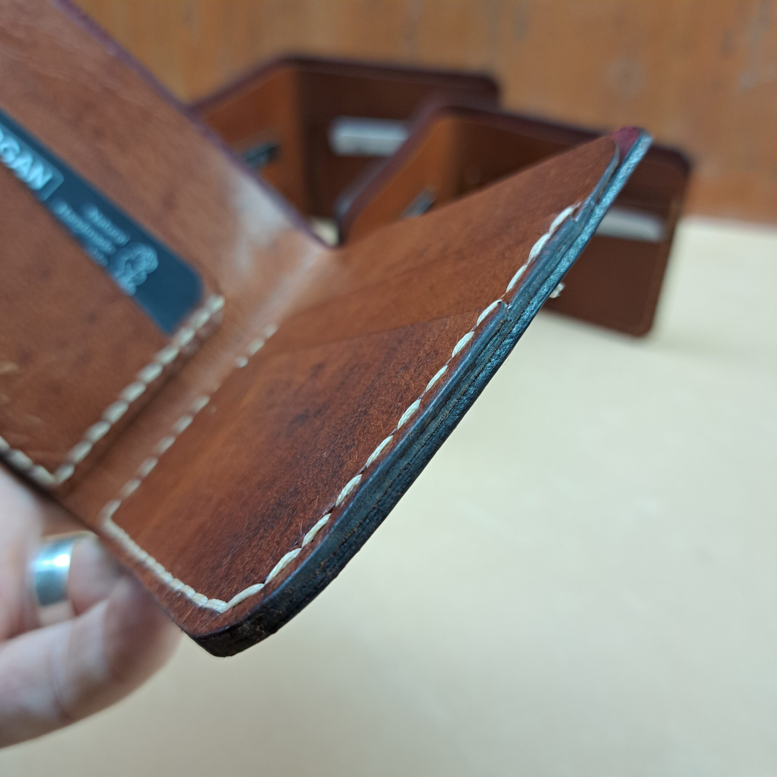 Dark Red Bifold Wallets - READY TO POST - Image 2