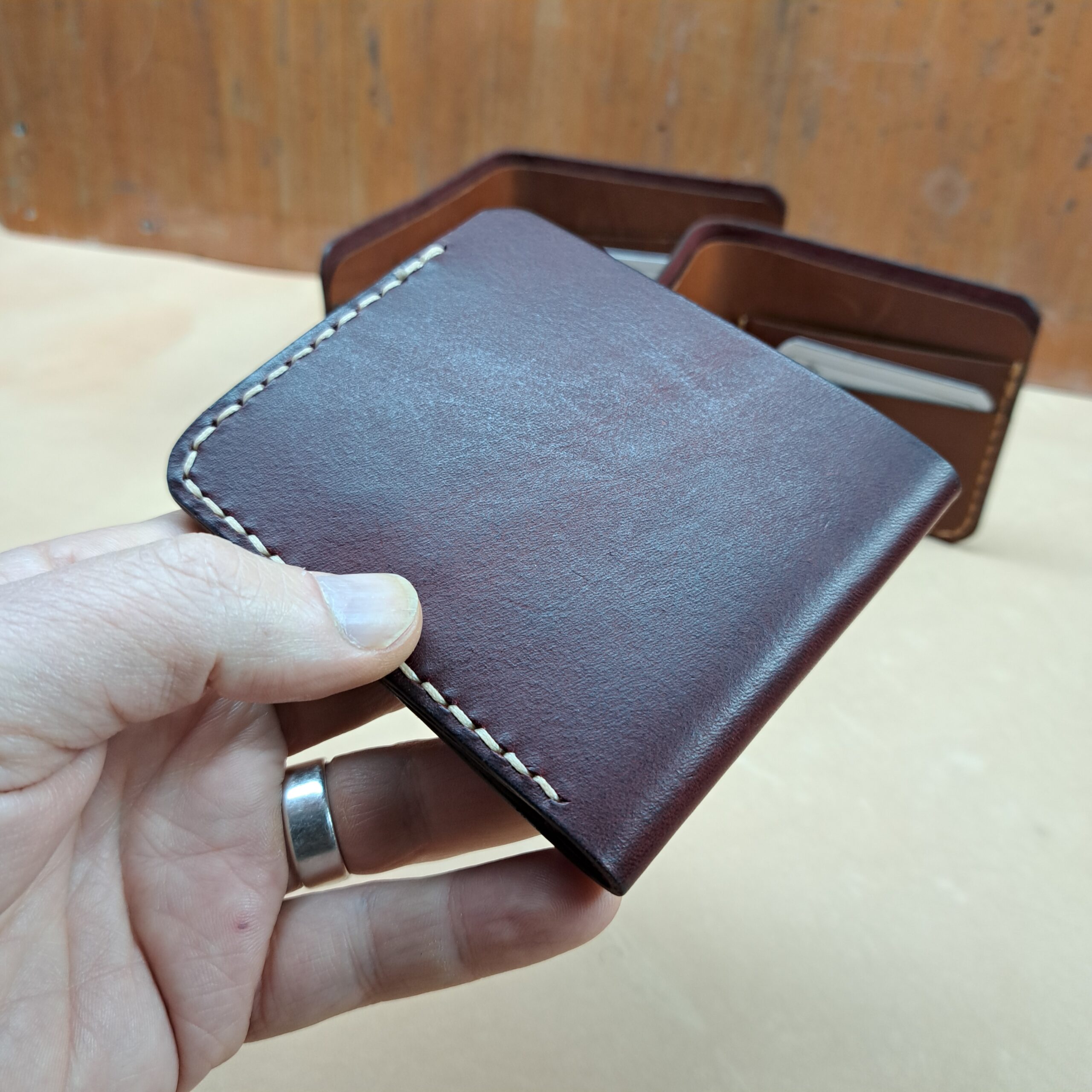 Dark Red Bifold Wallets - READY TO POST - Image 8