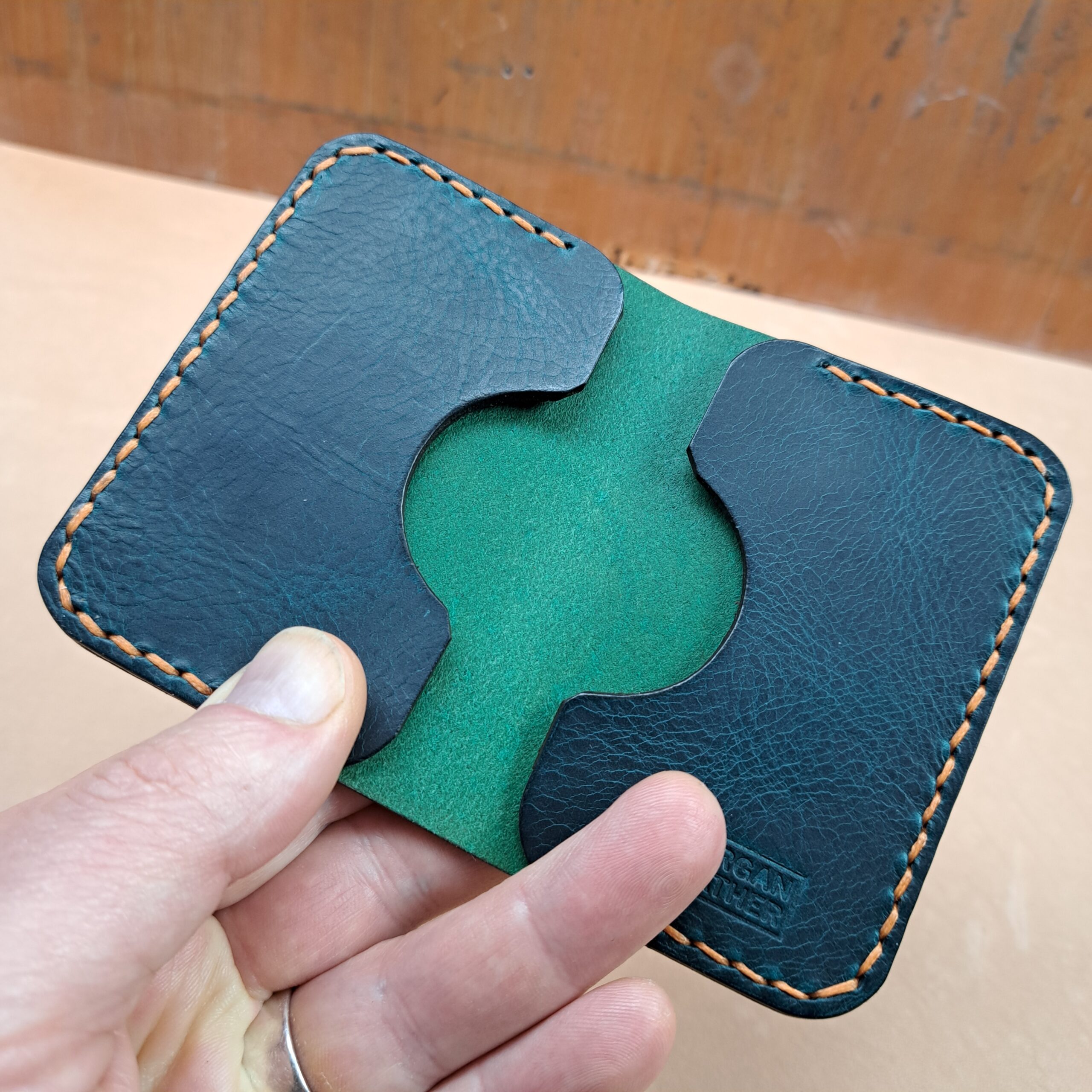 Green Mini-Bifold Wallet - Image 5