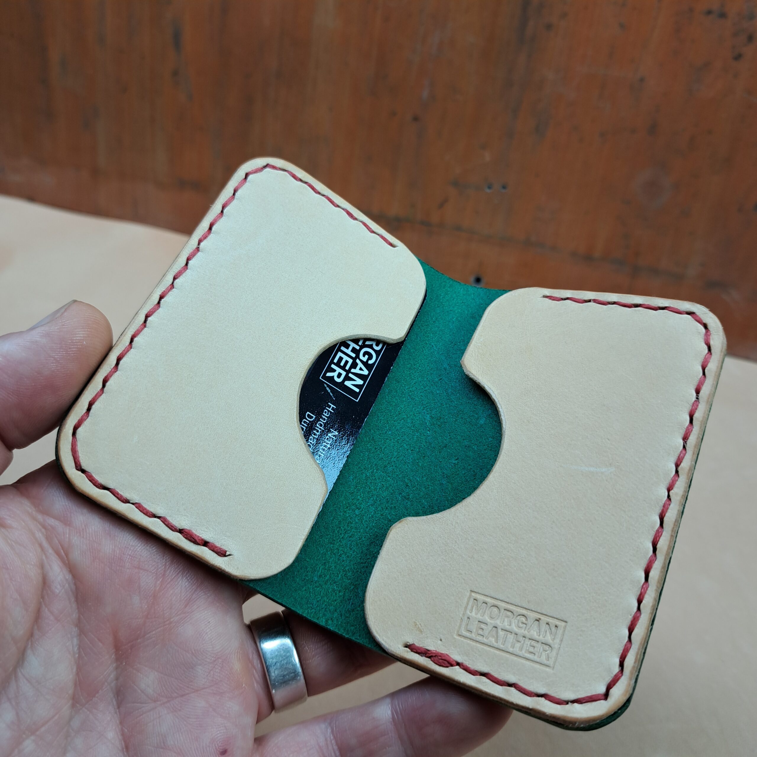 Green Mini-Bifold Wallet - Image 3