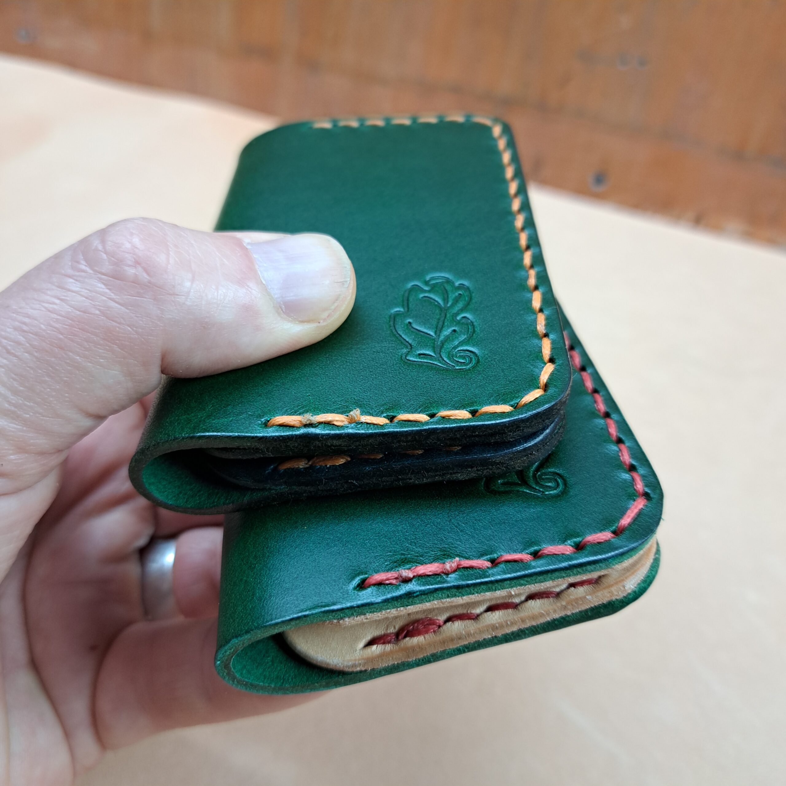 Green Mini-Bifold Wallet - Image 6