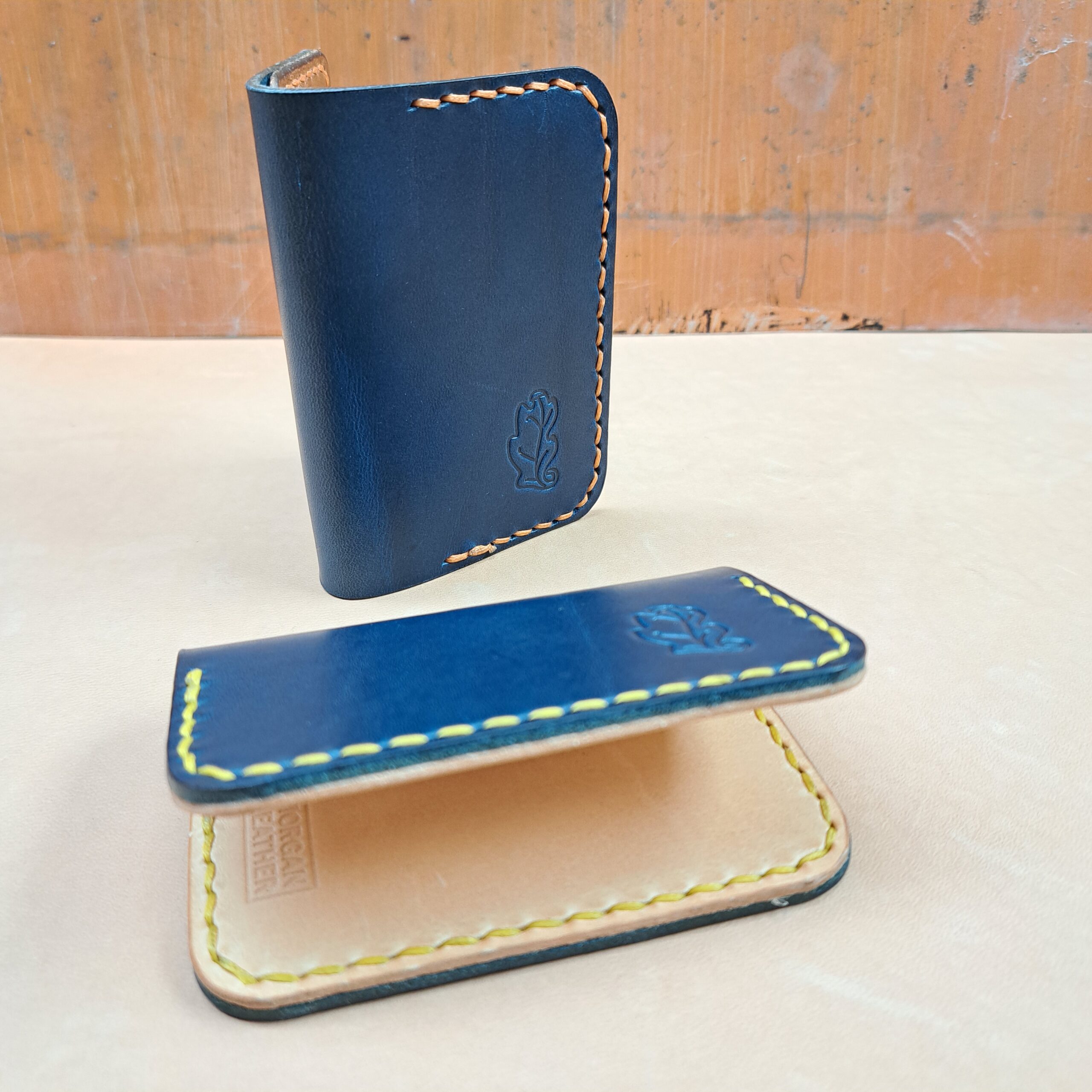 Blue Mini-Bifold Wallet