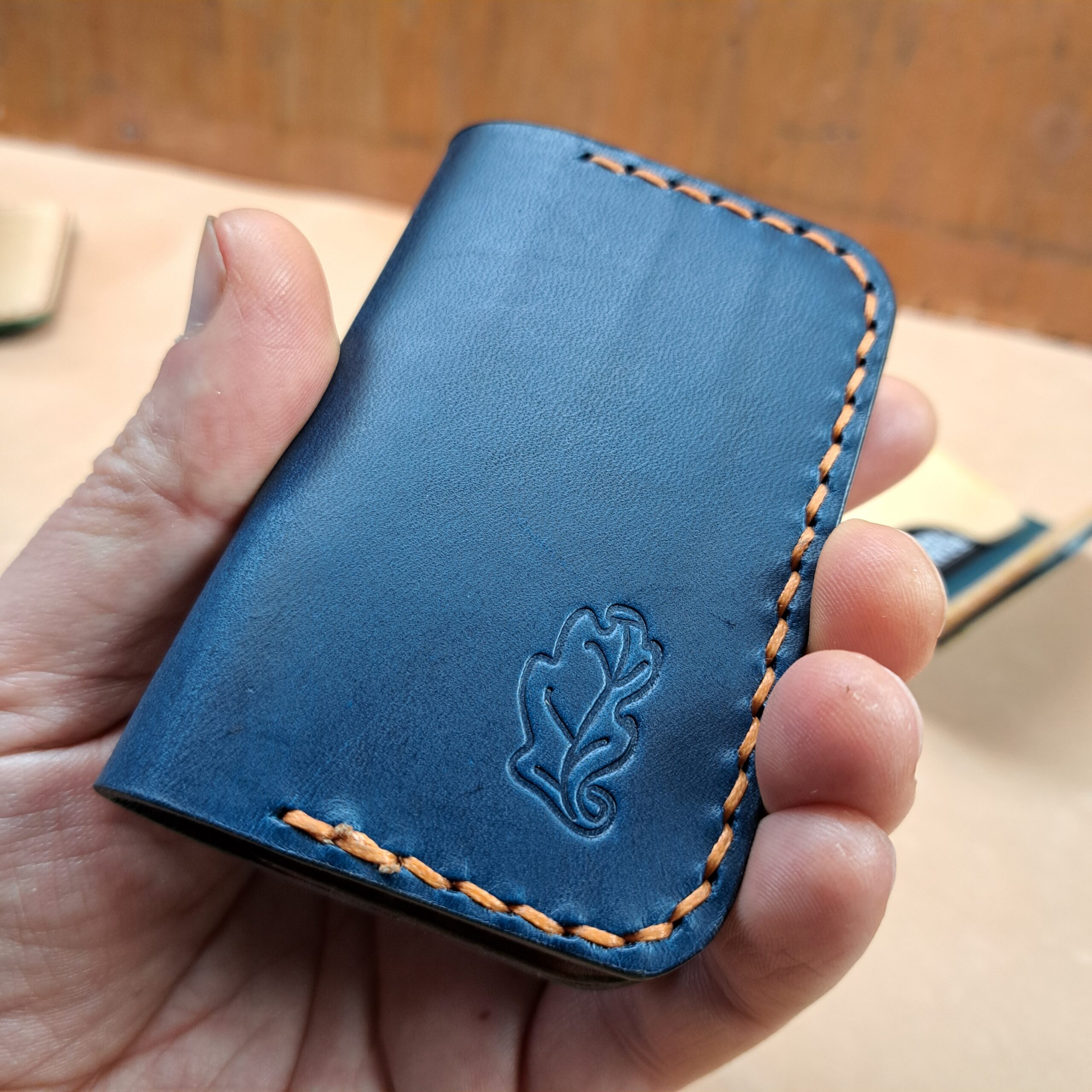 Blue Mini-Bifold Wallet - Image 2