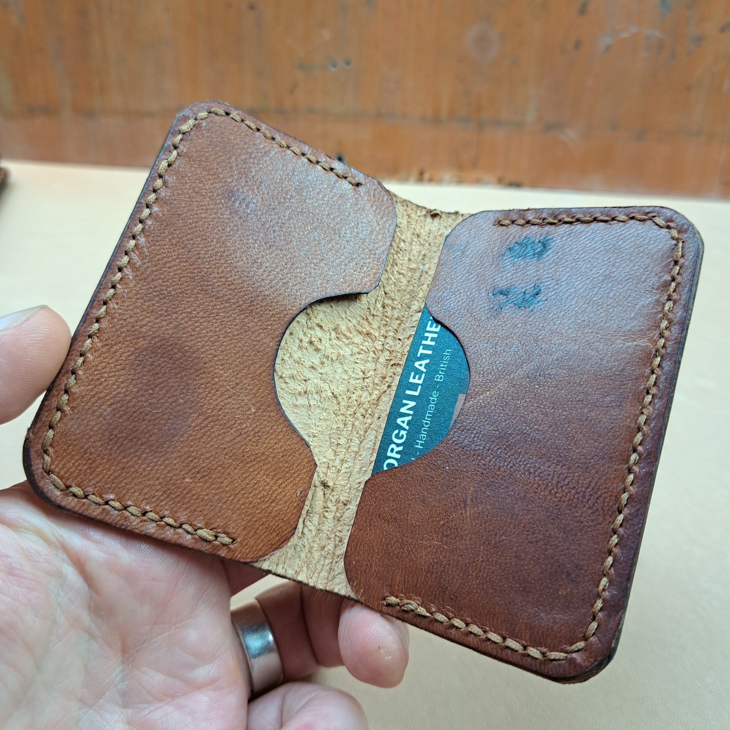 Natural Mini Bifold Wallet - Image 6