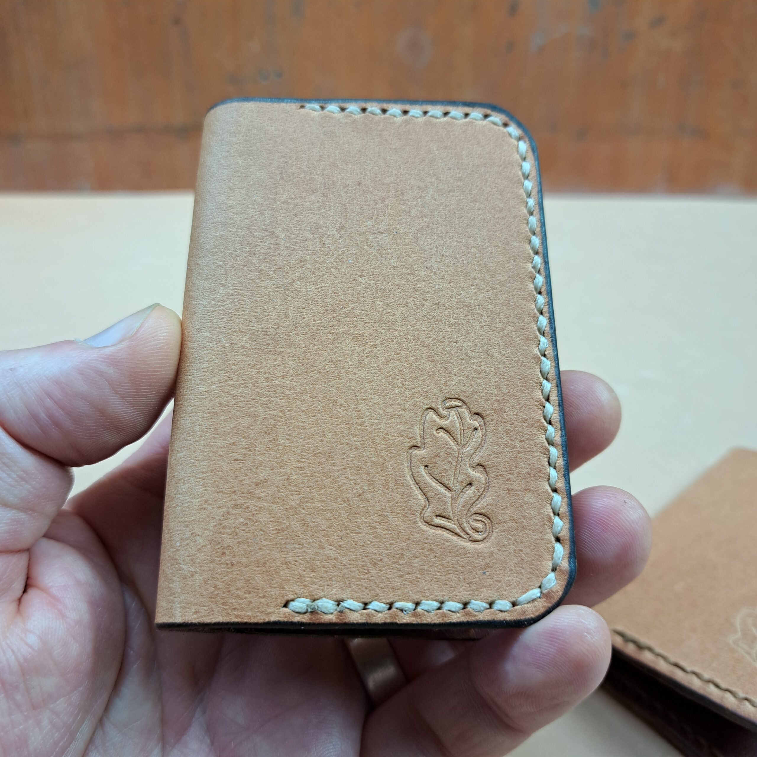 Natural Mini Bifold Wallet - Image 4