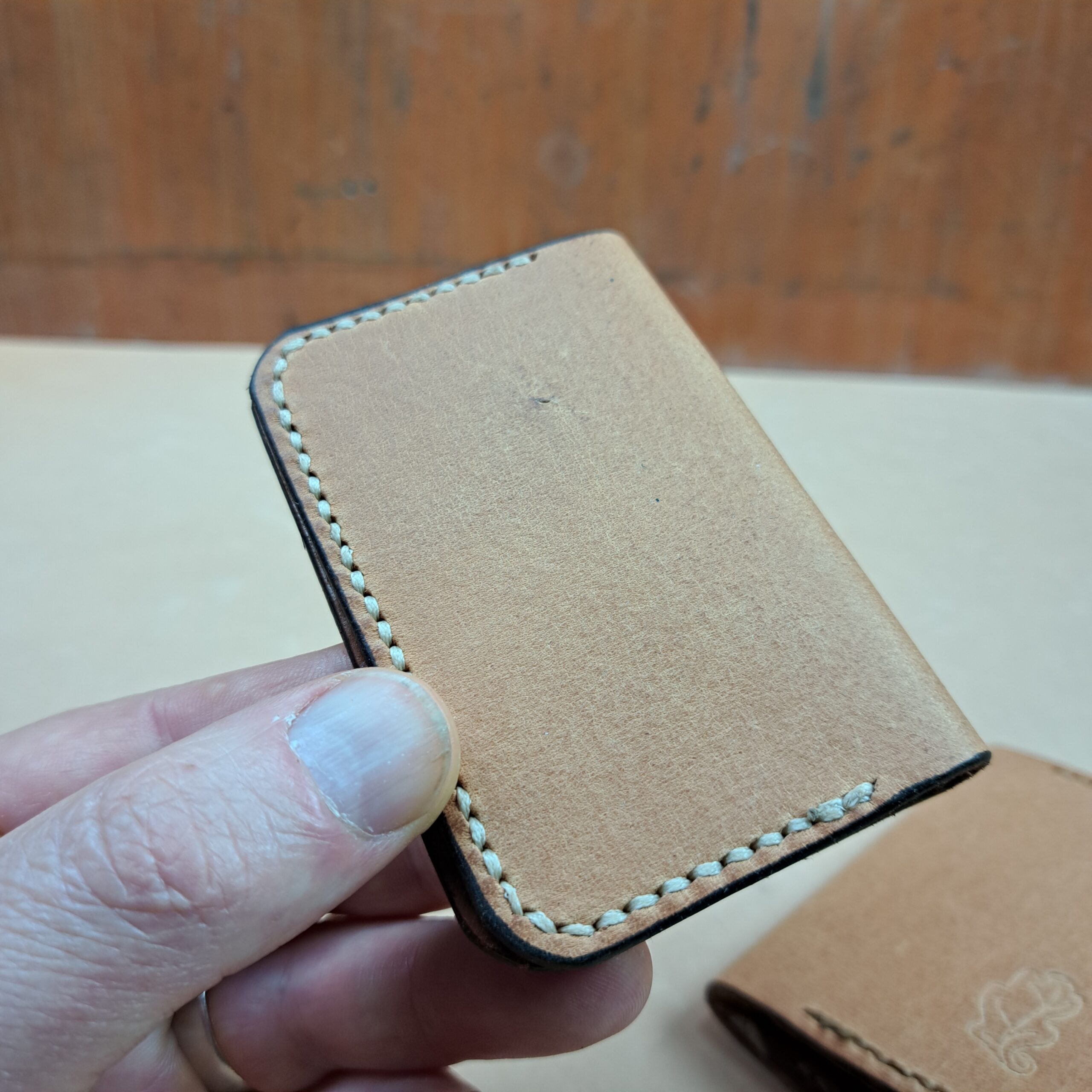 Natural Mini Bifold Wallet - Image 2