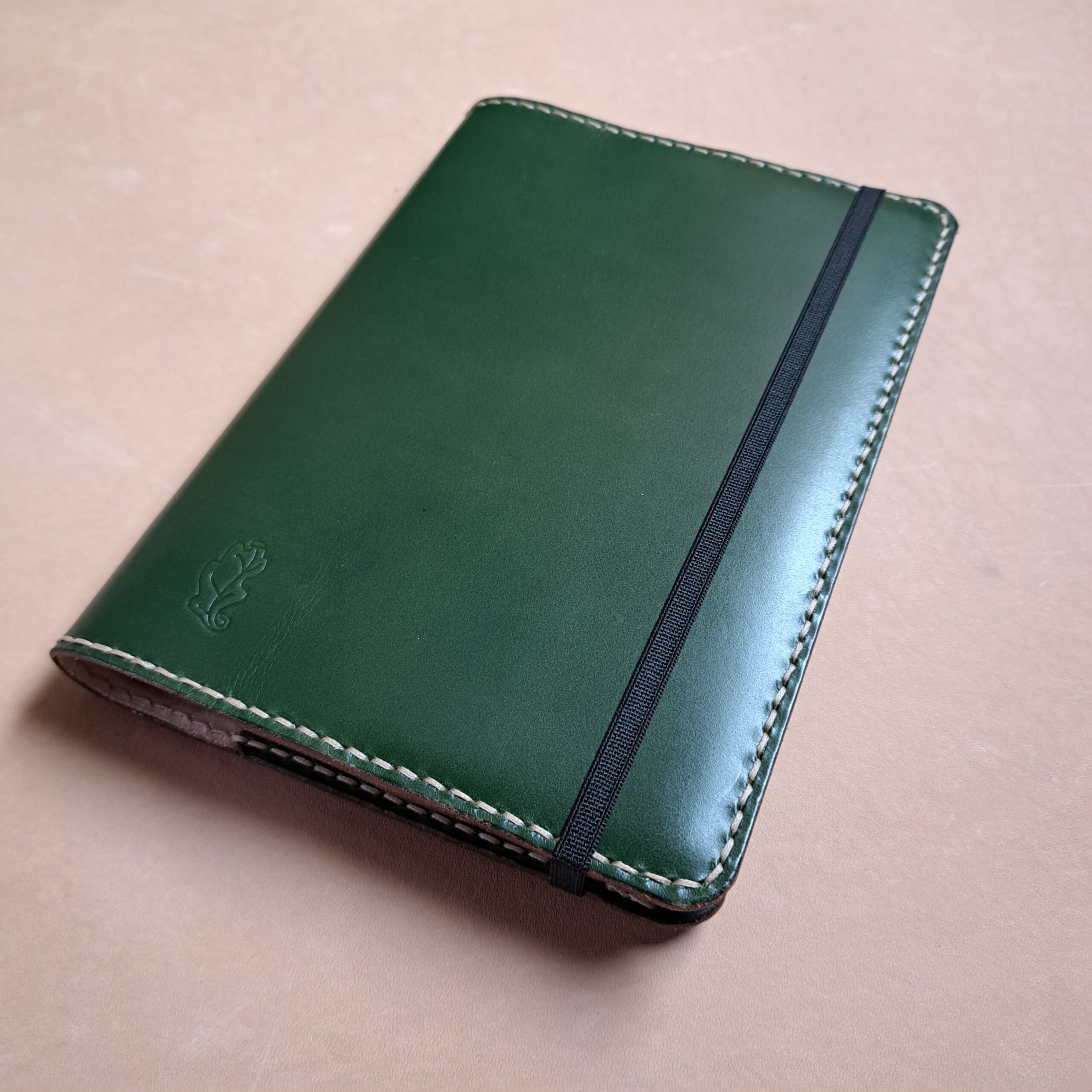Green A5 Leather Notebook Cover - Image 2