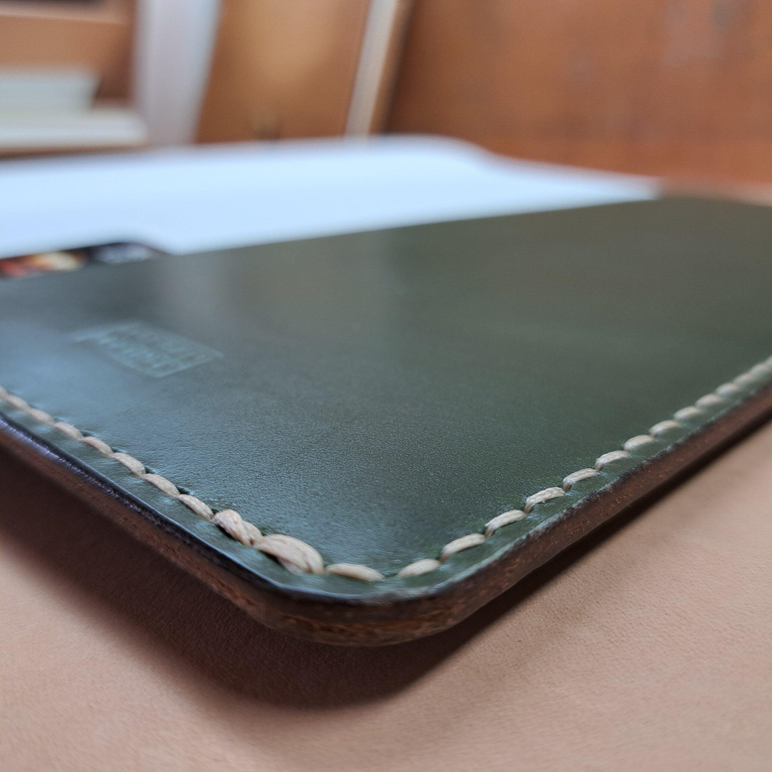 Green A4 Leather Notebook Cover - Image 6