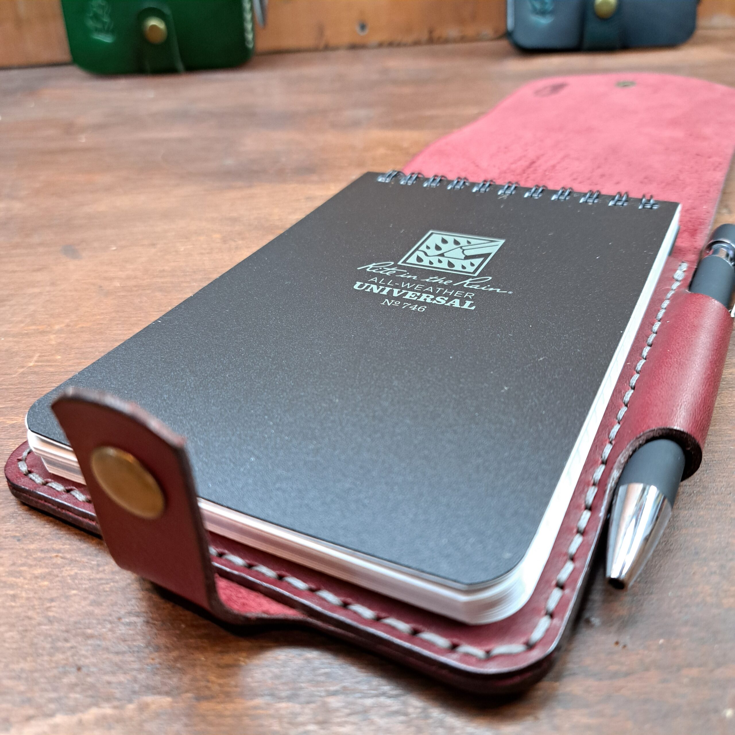 Large Red Rite in the Rain Notepad Cover - Image 3
