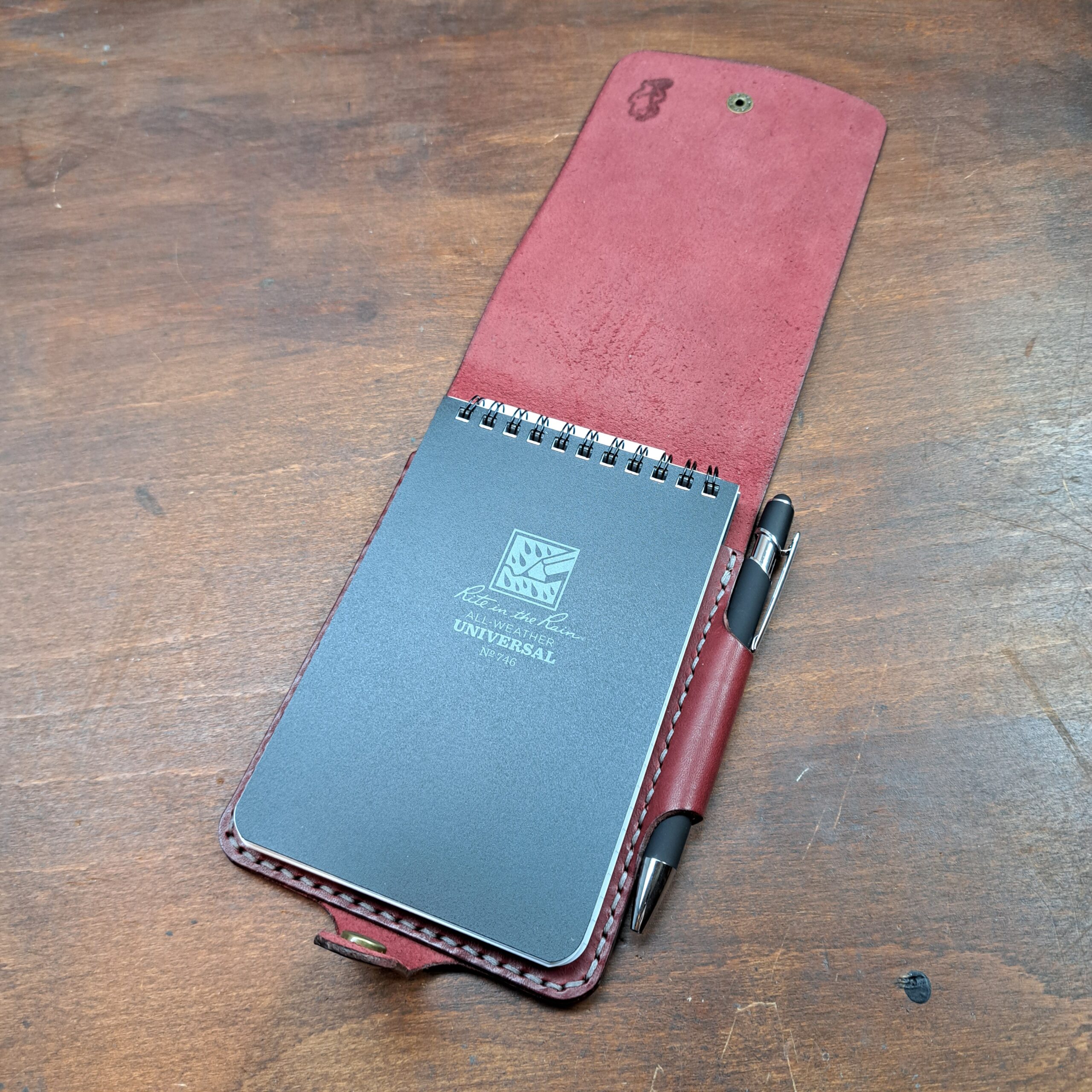 Large Red Rite in the Rain Notepad Cover - Image 4