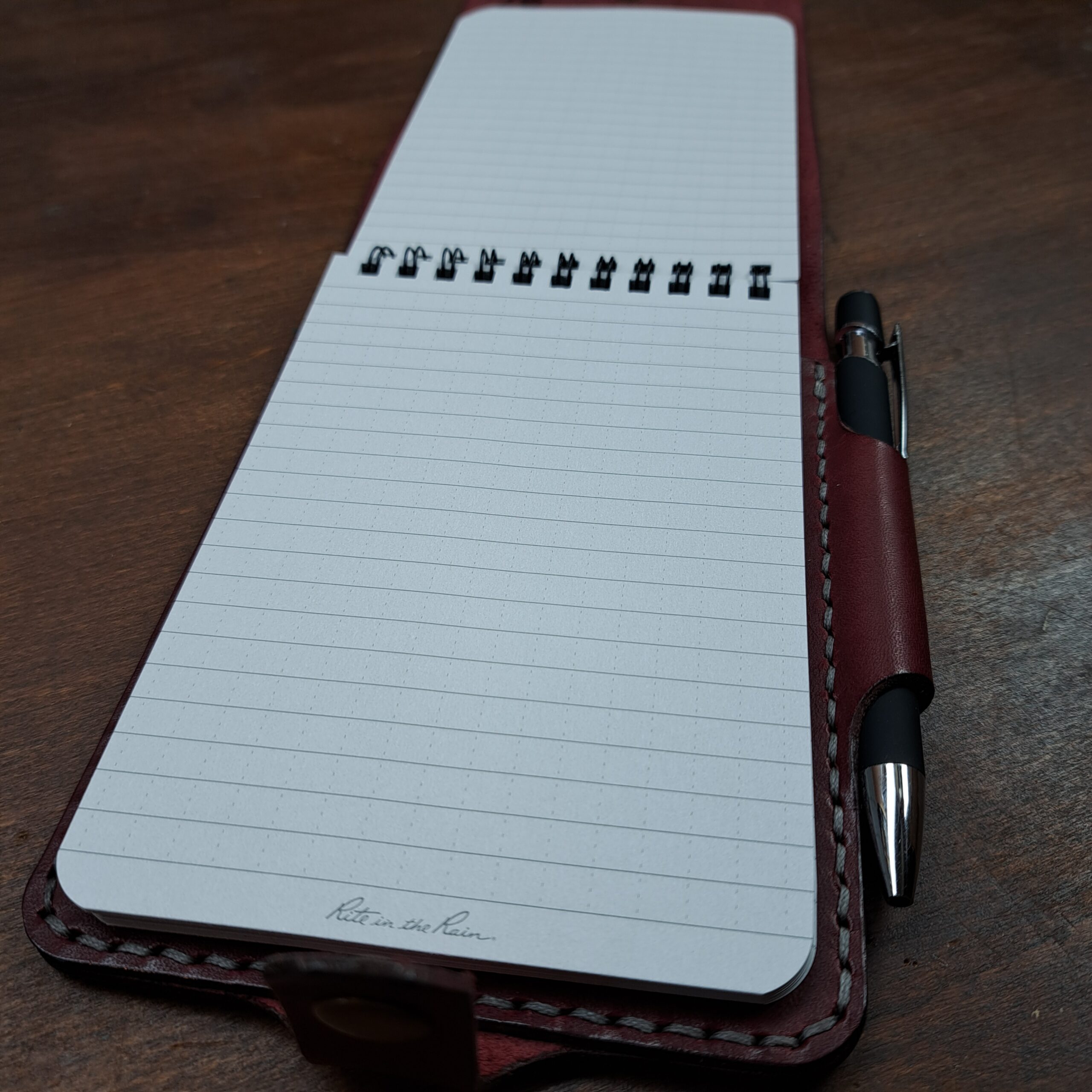 Large Red Rite in the Rain Notepad Cover - Image 5