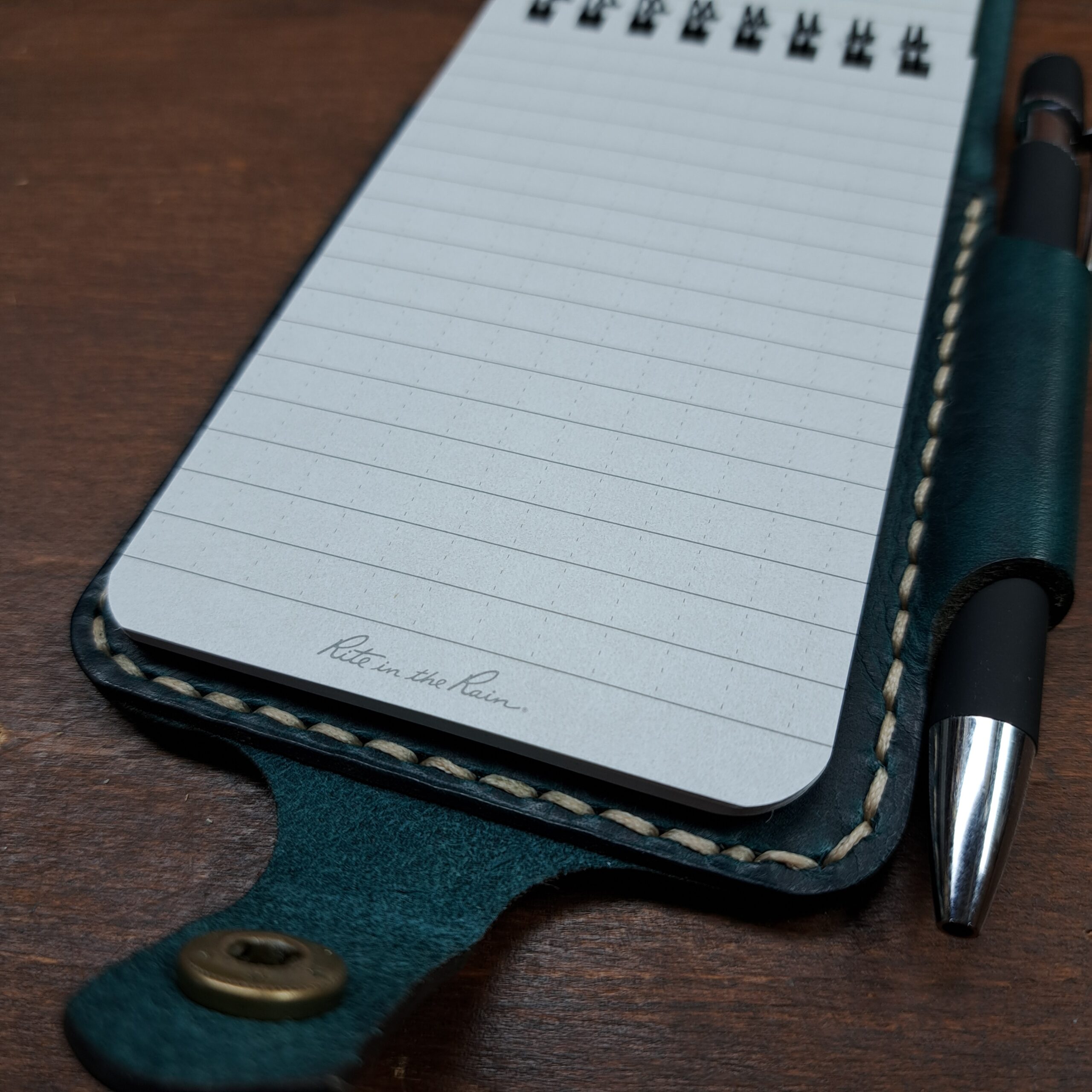 Small Blue Rite in the Rain Notepad Cover (aged effect) - Image 3