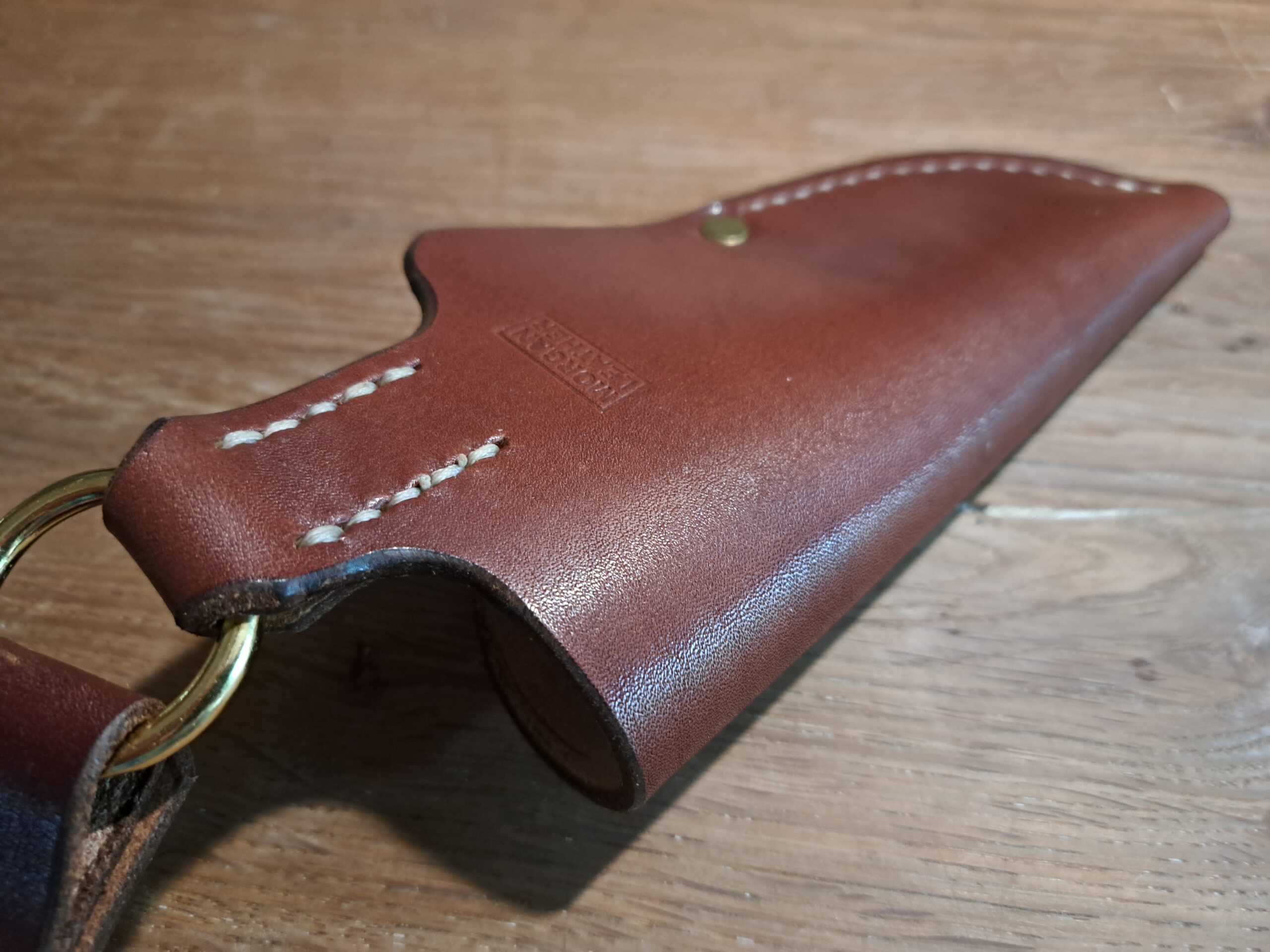 Handmade British Oak Bark Tanned Leather Secateur Holster | Luxury Gardening Belt Pouch | Garden Tool Sheath | Made in UK | READY to POST - Image 10