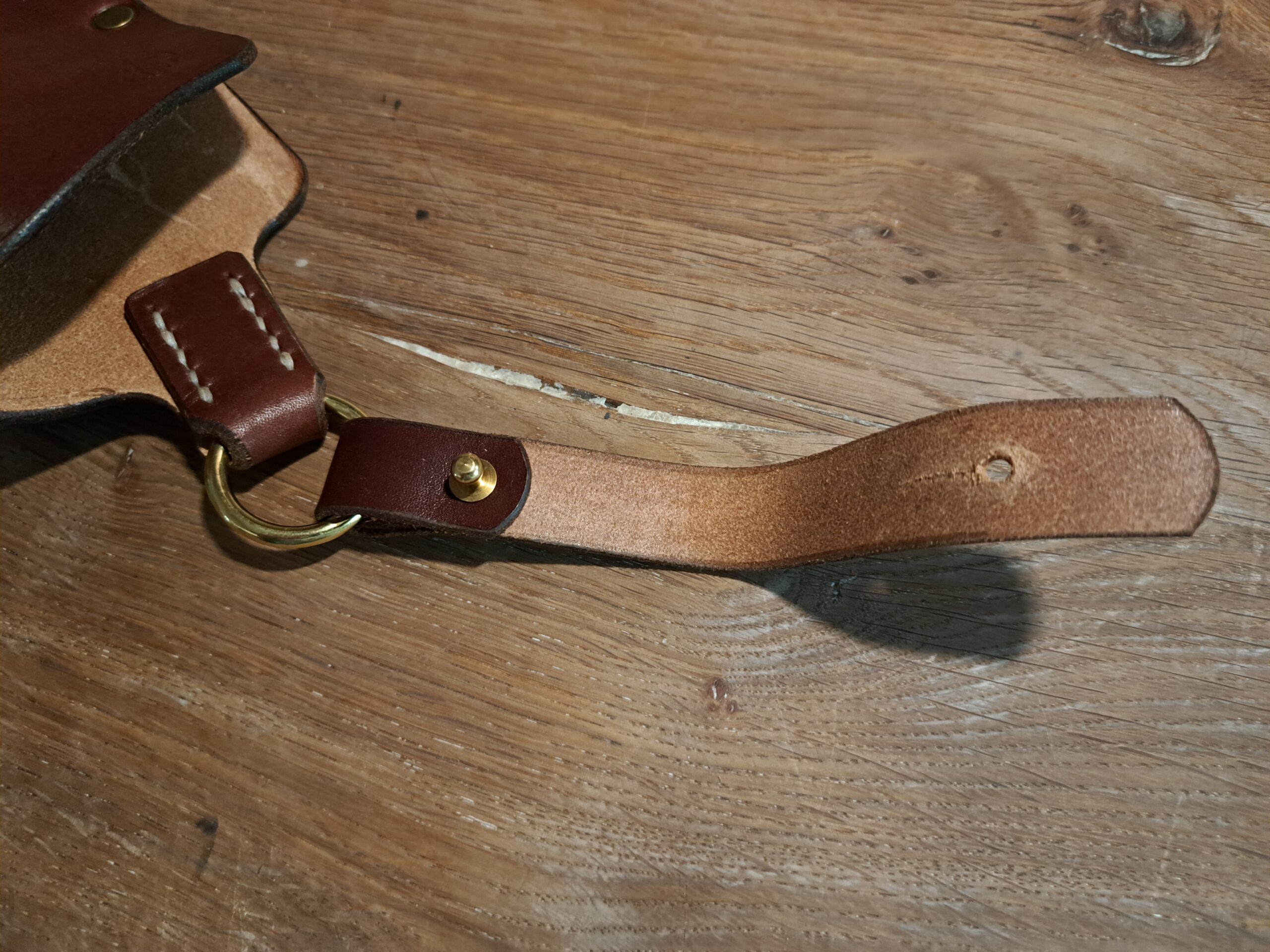 Handmade British Oak Bark Tanned Leather Secateur Holster | Luxury Gardening Belt Pouch | Garden Tool Sheath | Made in UK | READY to POST - Image 8