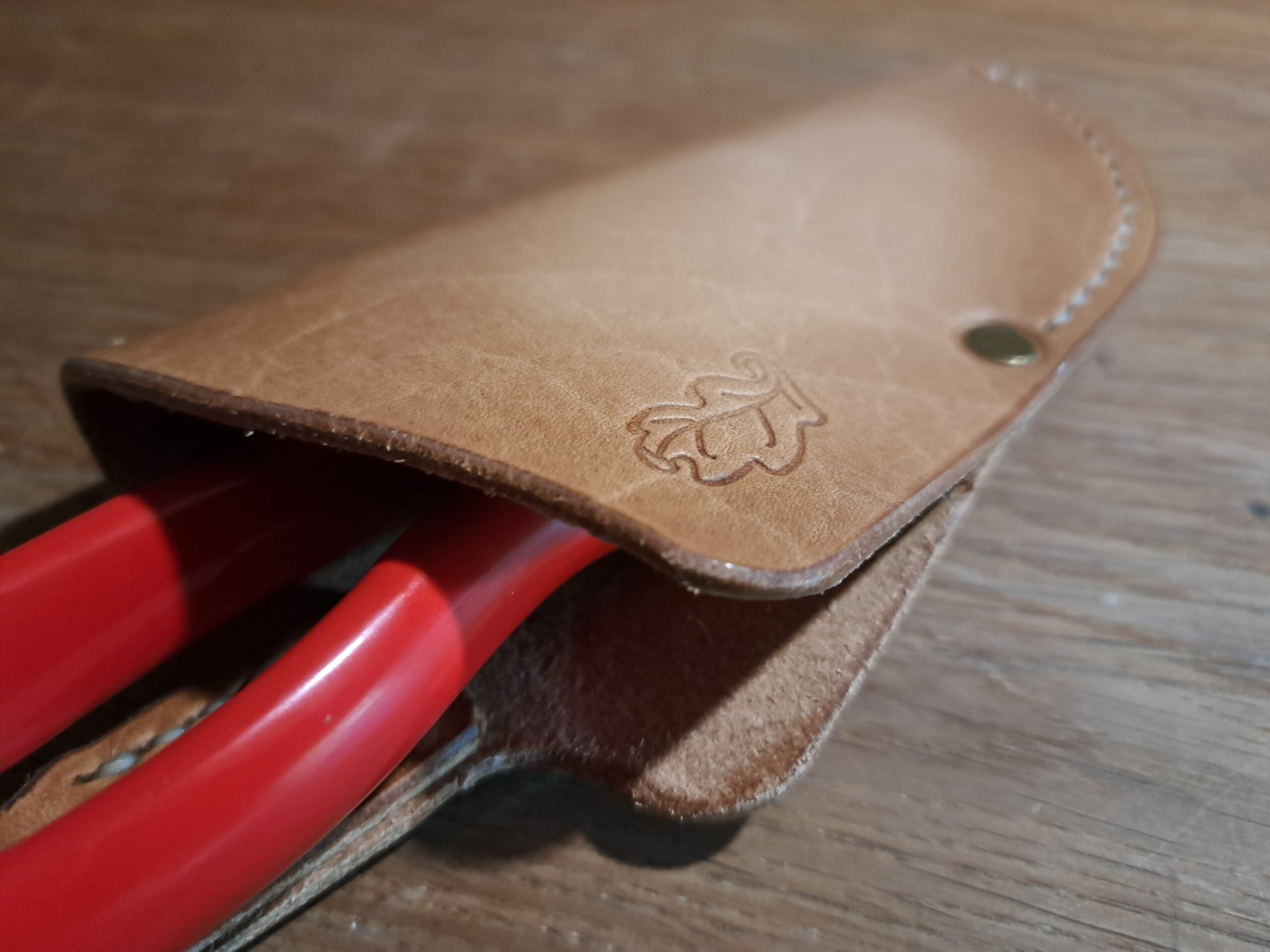Handmade British Oak Bark Tanned Leather Secateur Holster | Luxury Gardening Belt Pouch | Garden Tool Sheath | Made in UK | READY to POST - Image 14